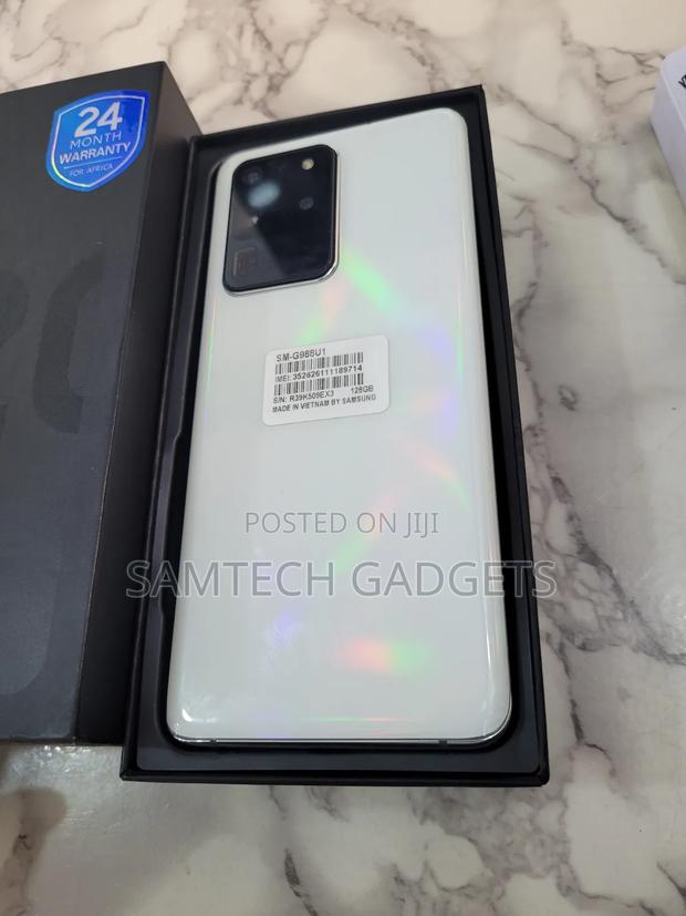 New Samsung Galaxy S20 Ultra 128 GB White - main view