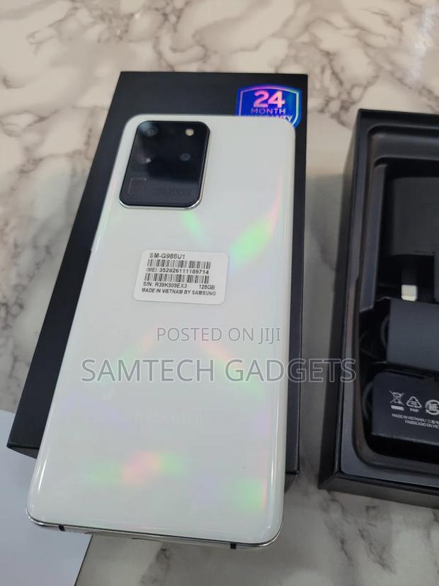 New Samsung Galaxy S20 Ultra 128 GB White - thumbnail 3