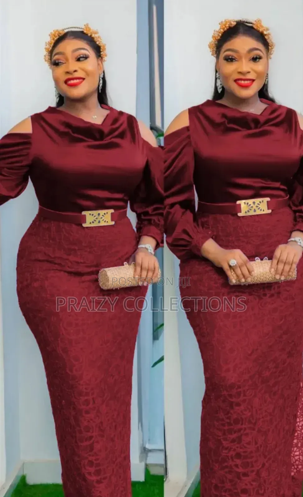 Premium Elegant Lace Maxi Dress