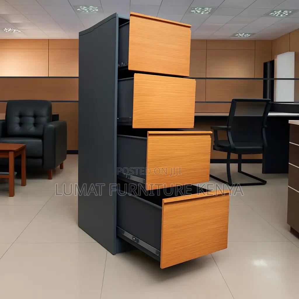 4 Drawers Cabinet – Spacious, Secure Perfect for Office Storage!