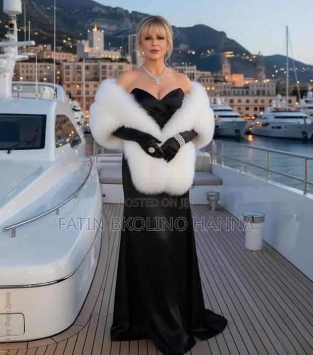 White Fur Shawls - main view