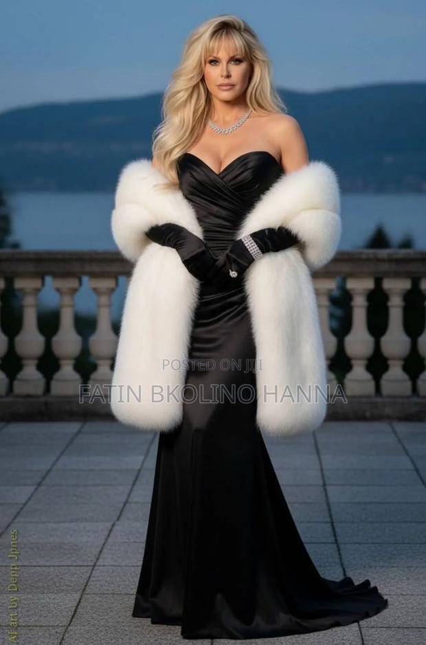 White Fur Shawls - thumbnail 2