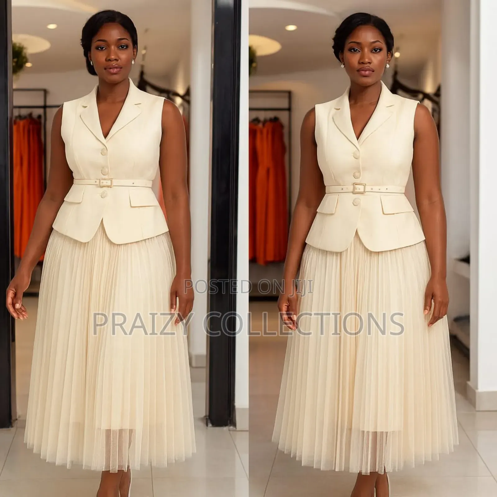 Classy Two-Piece Skirt Set