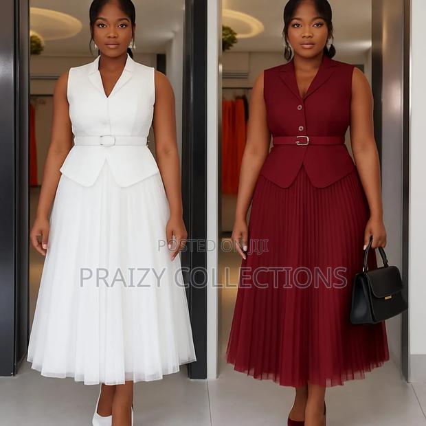 Classy Two-Piece Skirt Set - thumbnail 3