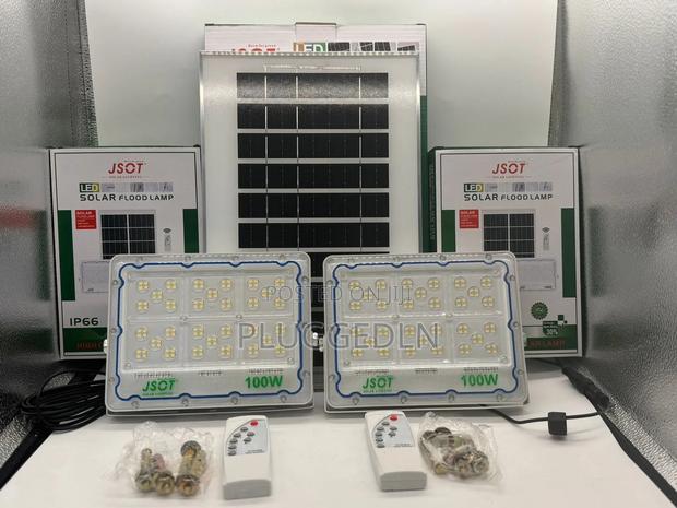 2 in 1 Jsot 100w Solar Led Floodlight Kit.