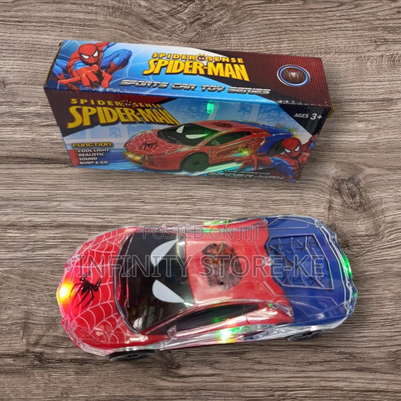 Spiderman Themed Kids Toy Car