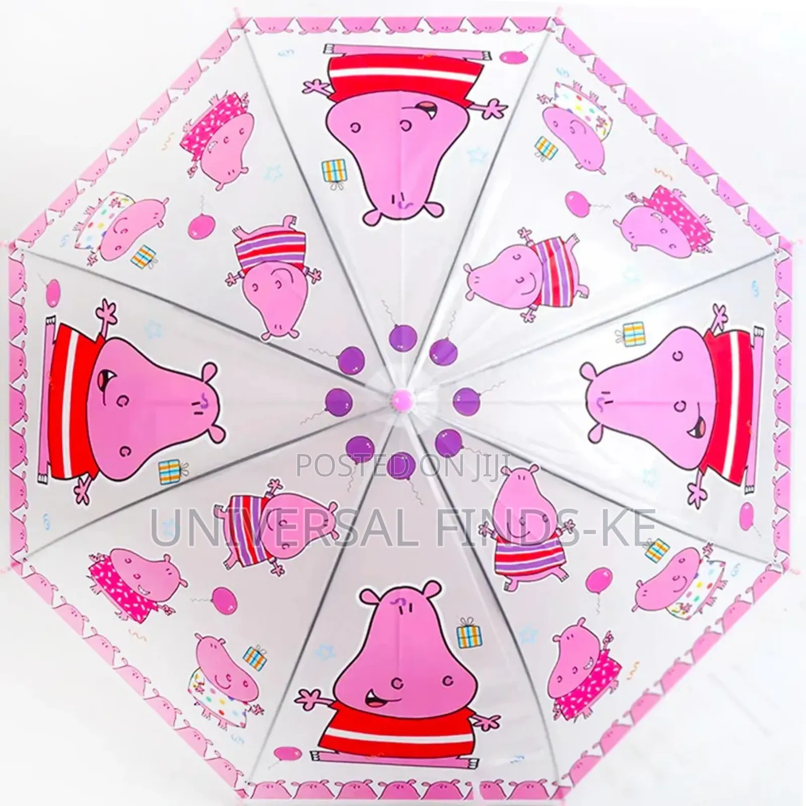 Kids Cartoon Themed Umbrella and It Is Windproof