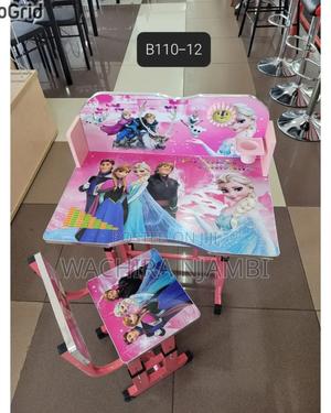 Executive Adjustable Kids Study Table Desk Available In Pink And Blue - main view