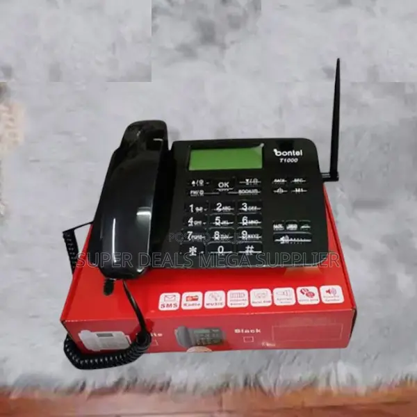 Bontel T1000 Dual Sim Wireless GSM Desk Phone Landline for Businesses