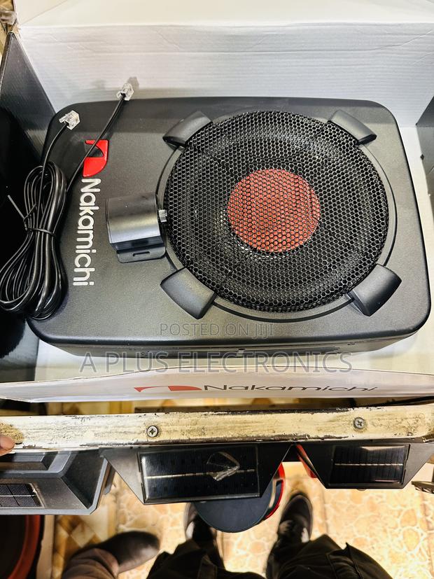 Nakamichi Compact Underseat Subwoofer – Built-in Amplifier - main view