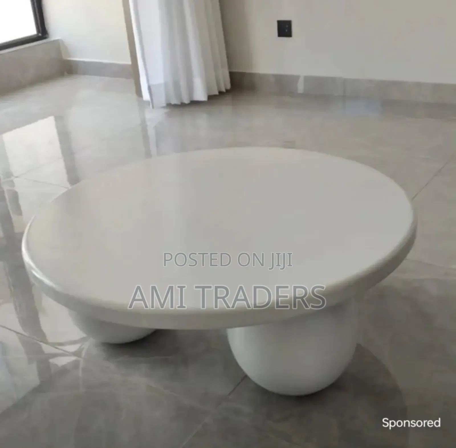 Minimalist White Coffee Table