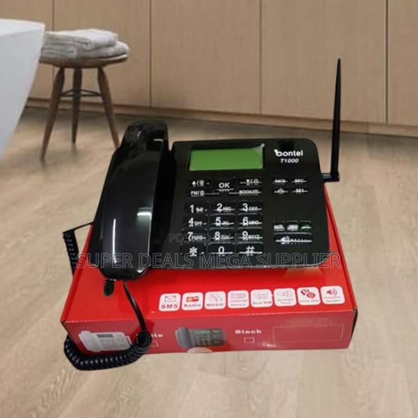 Easy to Use Bontel T1000 Dual Sim GSM Wireless Office Telephone