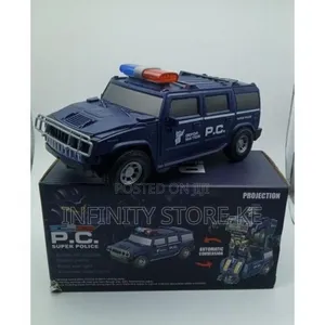Kids Pc Transformable Super Police Car