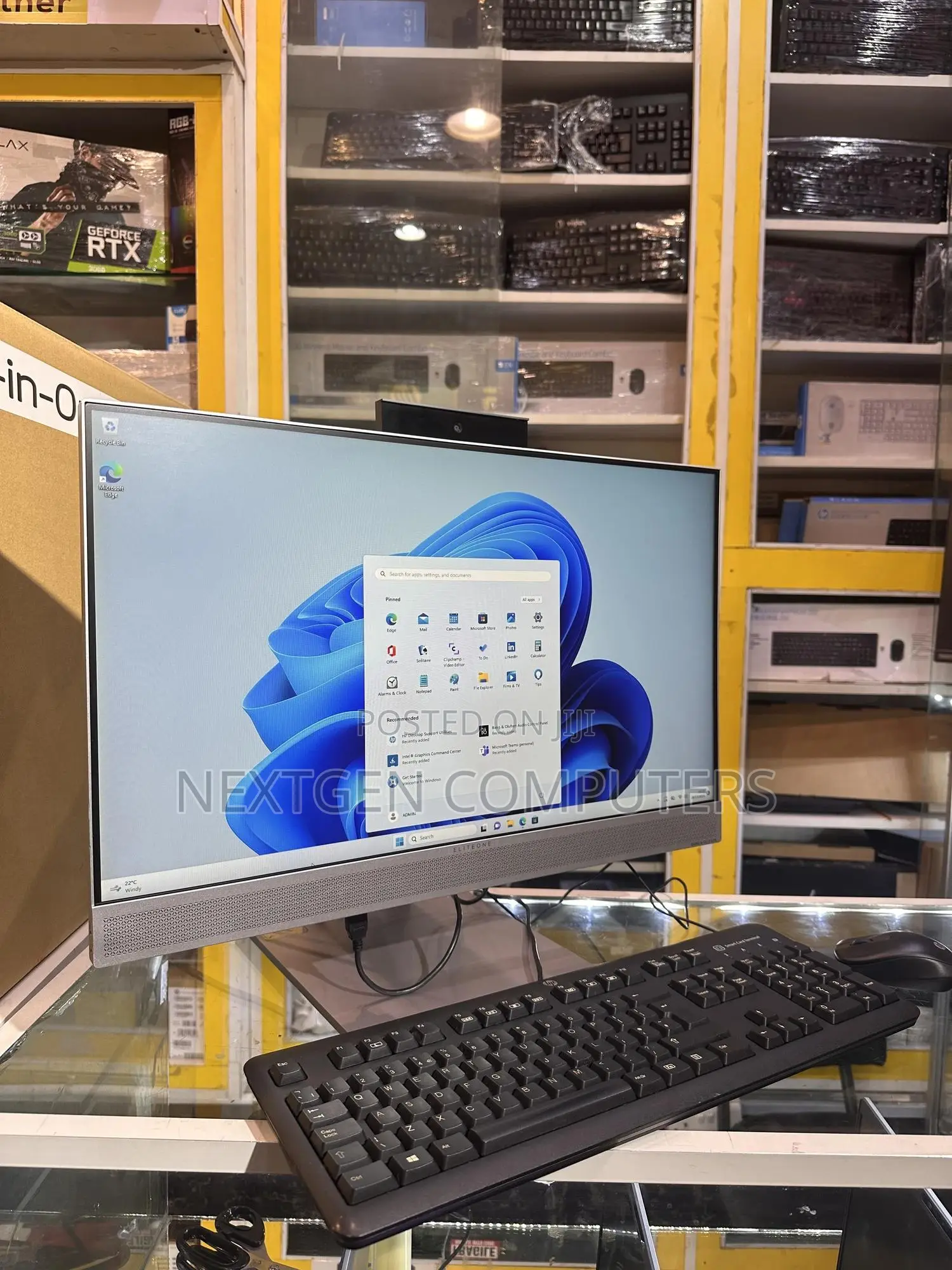 Desktop Computer HP EliteOne 800 8GB Intel Core I5 SSD 256GB