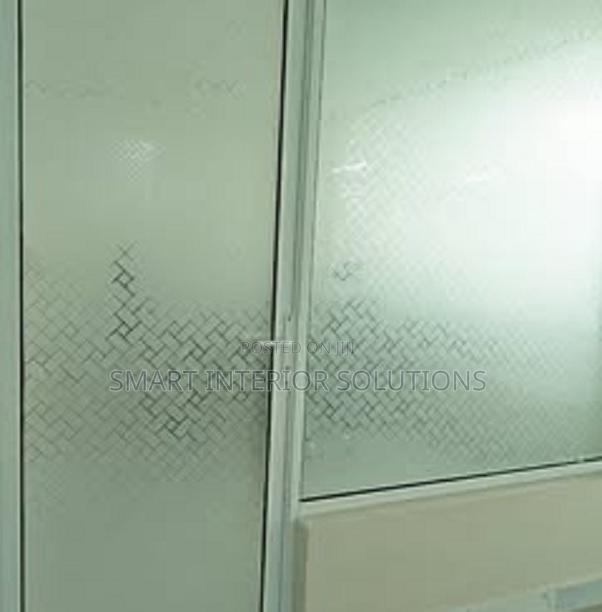 Frosted Window Film- Bathroom Privacy
