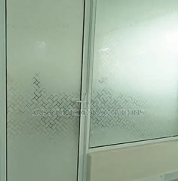 Frosted Window Film- Bathroom Privacy