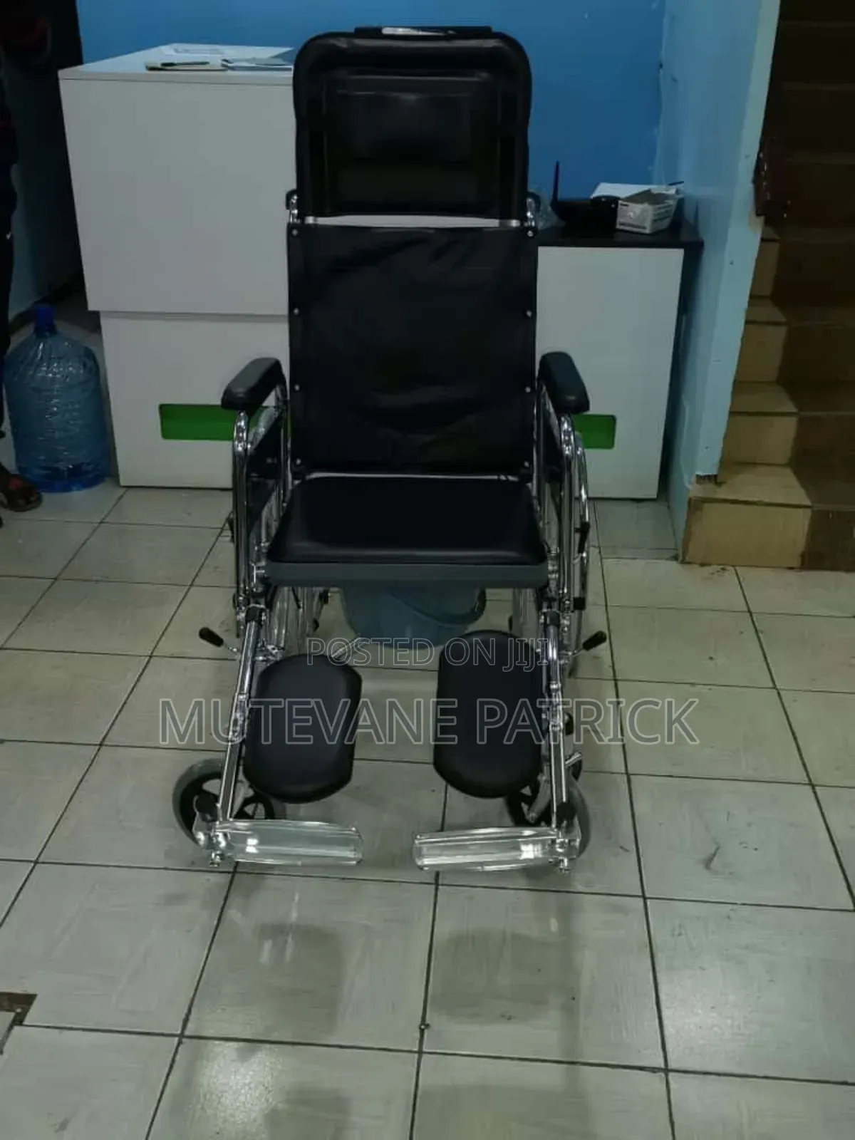 Reclining Wheelchair With Commode