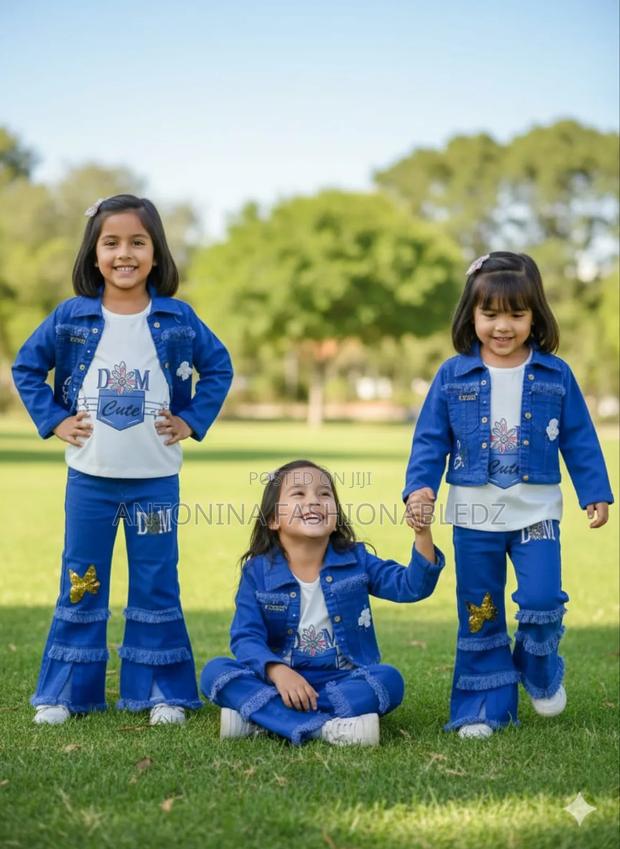 Cute Denim Girl Set Size 20-38
