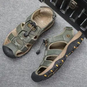 Men Quality Leather Open Shoes