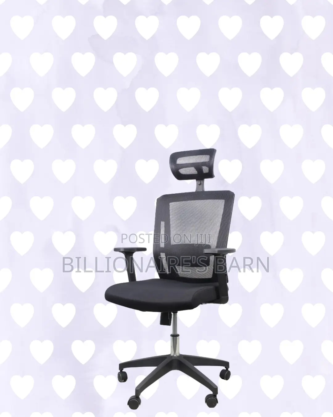 Mesh Work Chair With Lumbar Support | Smooth Swivel Easy Movement