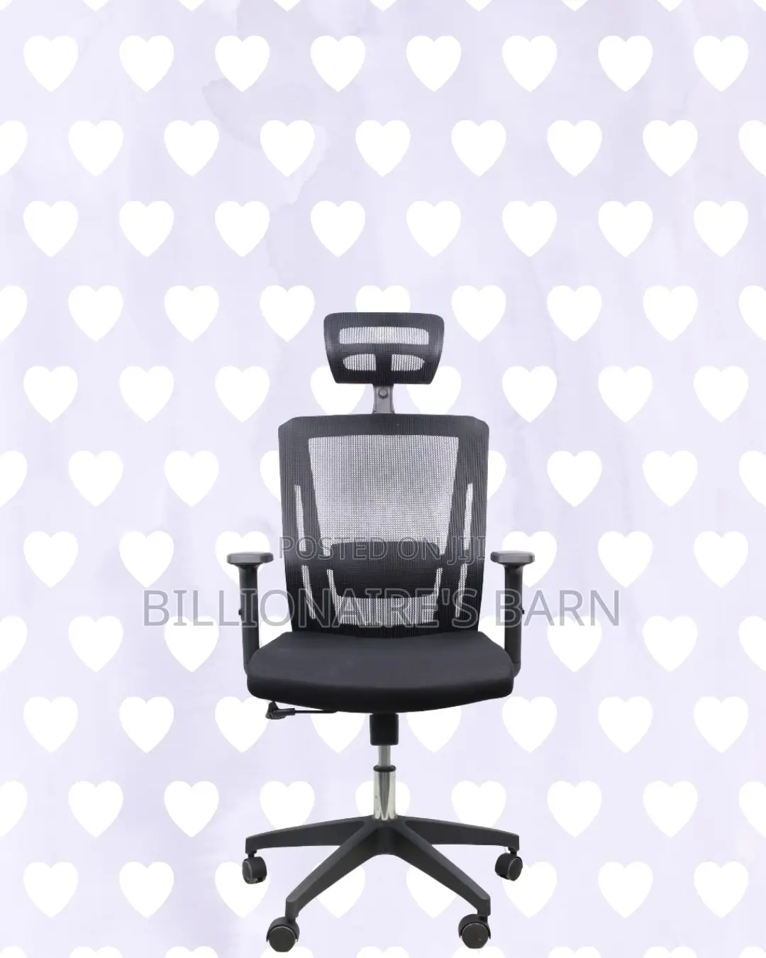 Mesh Work Chair With Lumbar Support | Smooth Swivel Easy Movement