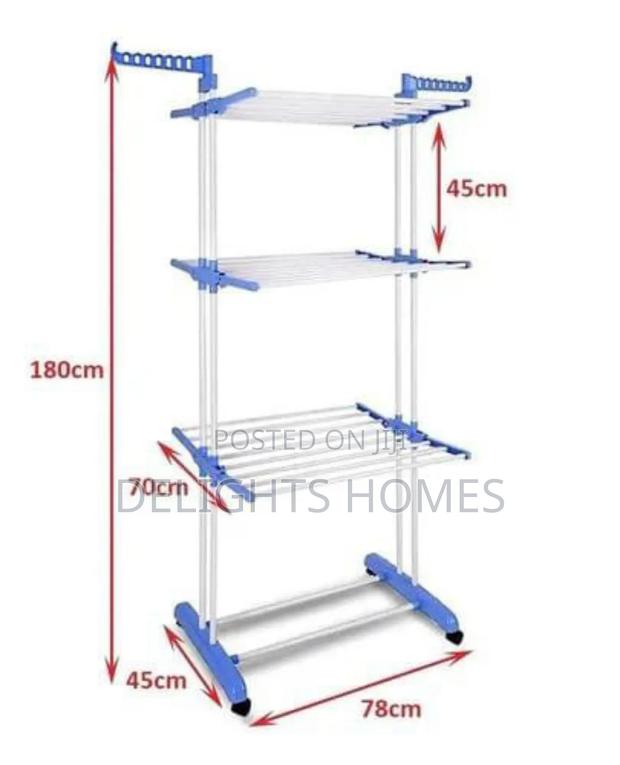 3 Layer Cloth Hanger Rack Stand_pa - thumbnail 3