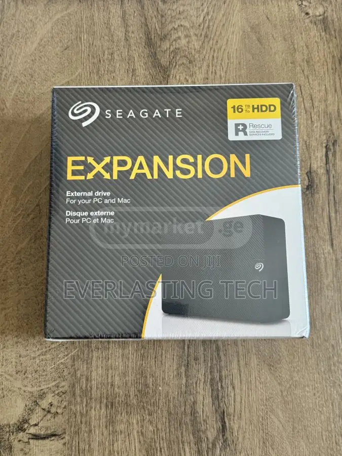 Seagate Expansion Desktop, 16tb, External Hard Drive