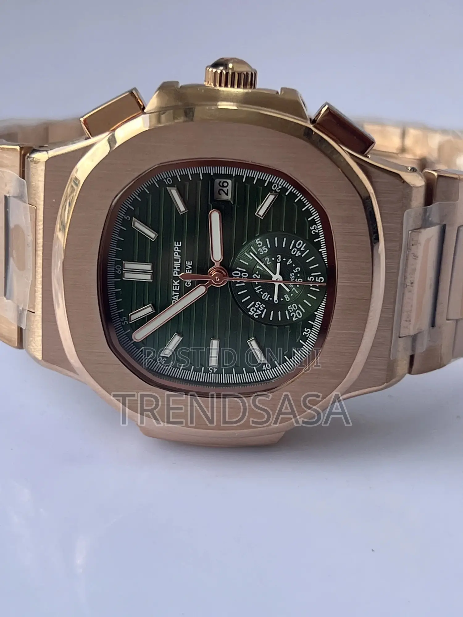 Patek Philippe Aquanaut Rose Gold Green Dial
