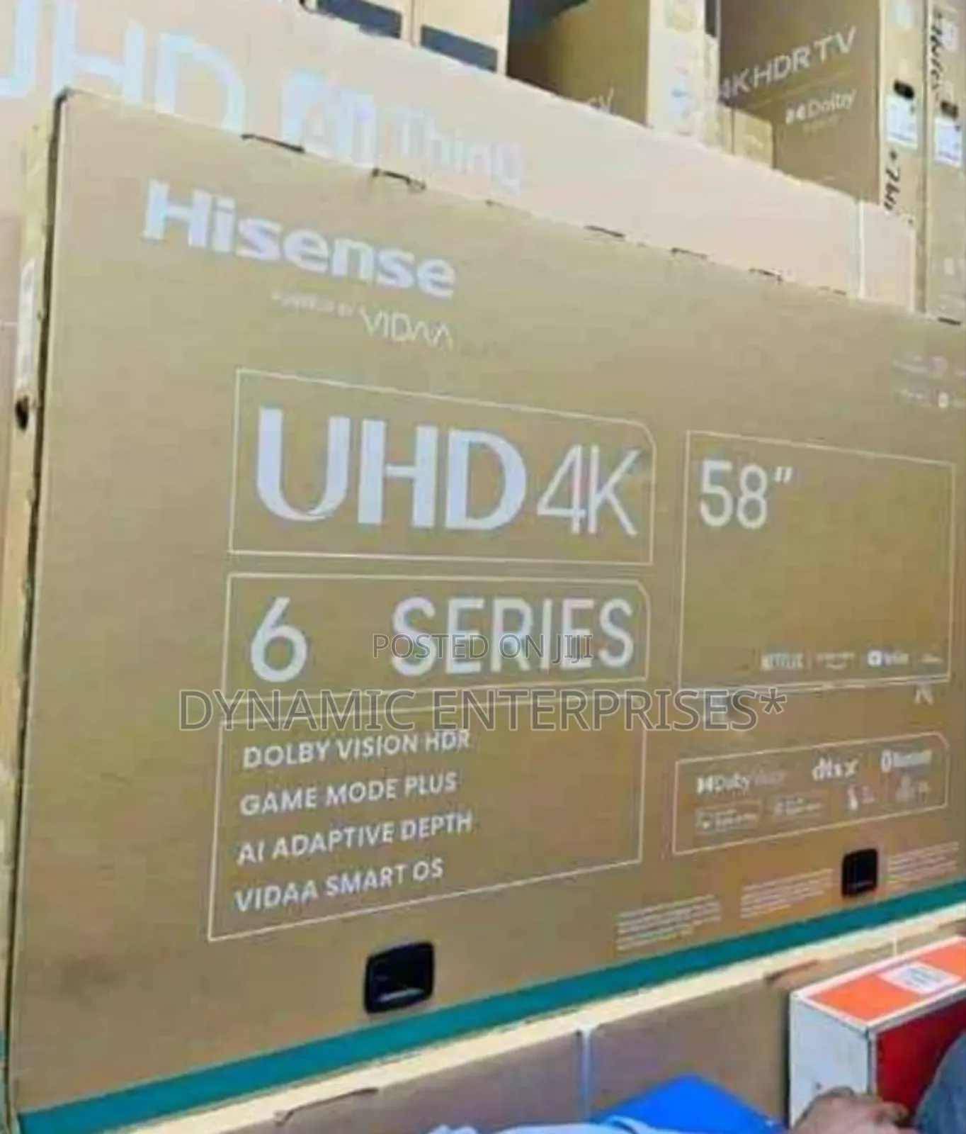 Hisense 58 Smart Frameless Vidaa