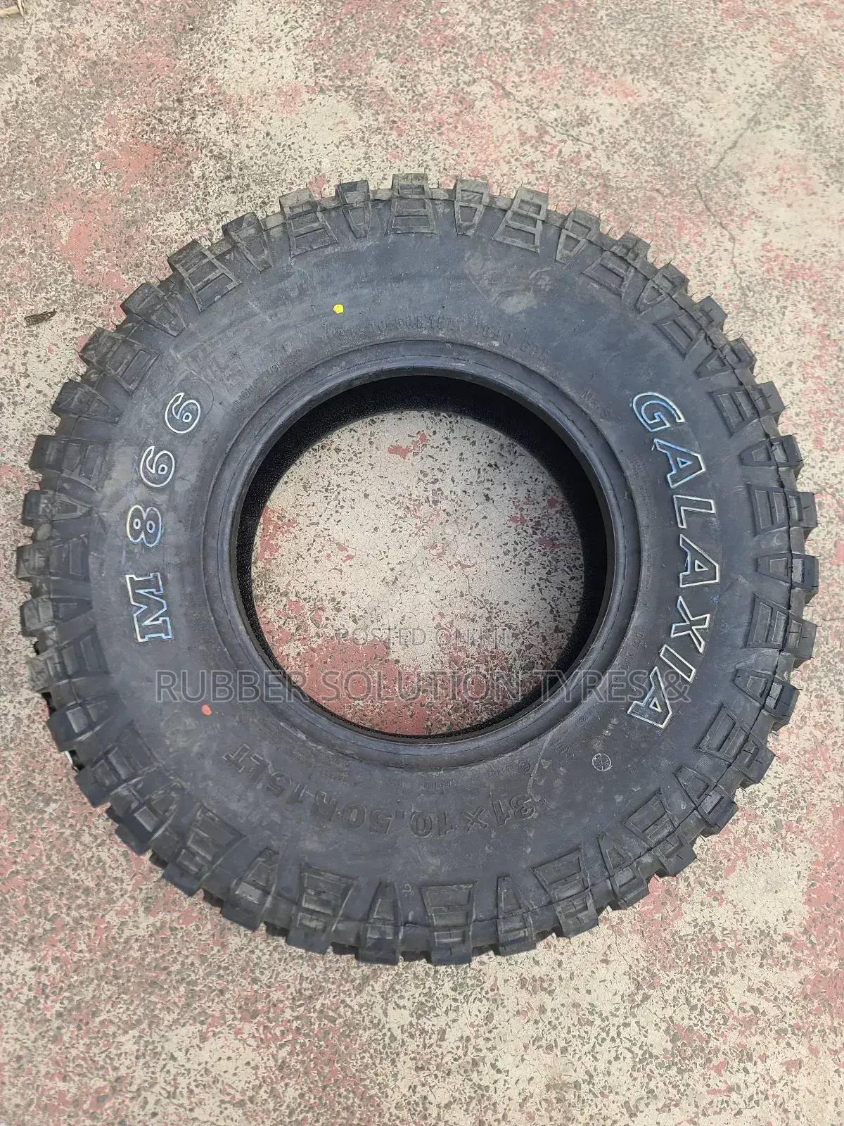 31x10.50 R15 Galaxia Tyres M/T Mud-Terrain 6pr