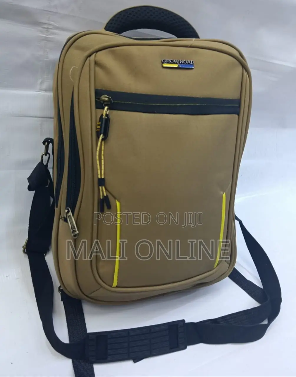 Laptop Messenger Bag Backpack Convertible Water-Resistant Canvas
