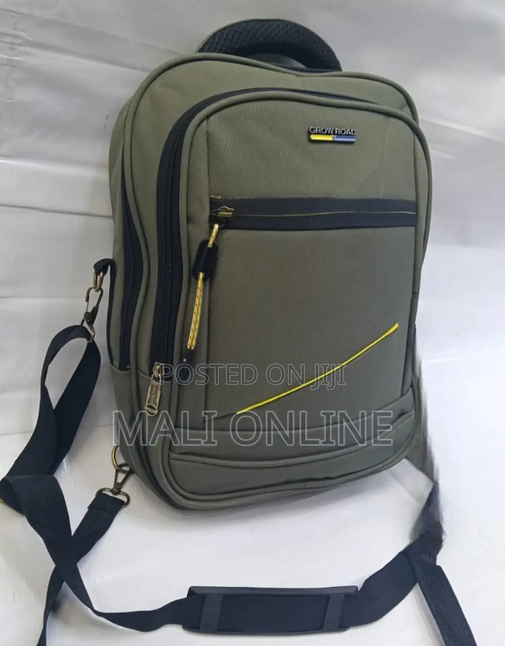 Laptop Messenger Bag Backpack Convertible Water-Resistant Canvas