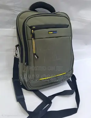 Laptop Messenger Bag Backpack Convertible Water-Resistant Canvas