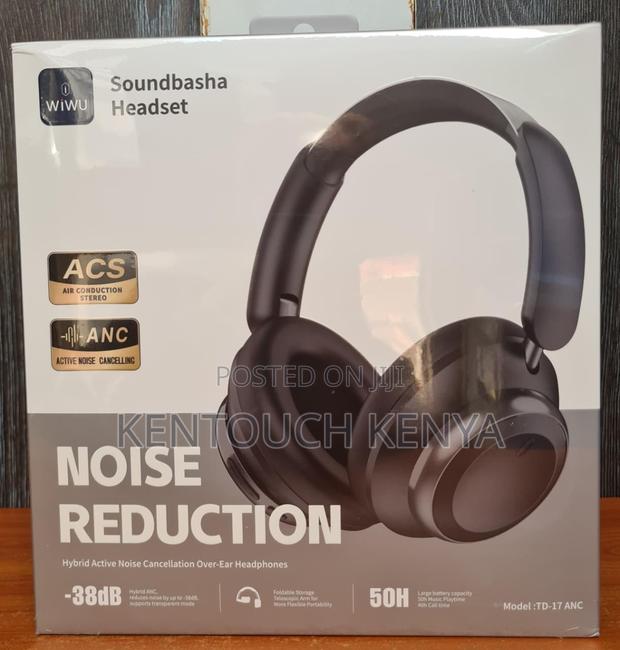 Wiwu Soundbasha Wireless Bluetooth Headphones Anc Pure Bass 50h Anc - main view