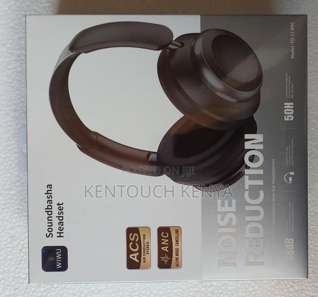 Wiwu Soundbasha Wireless Bluetooth Headphones Anc Pure Bass 50h Anc - thumbnail 7