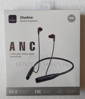 Wiwu Shadow Neckband Wireless Earphones Bluetooth 100h Playtime 800mah