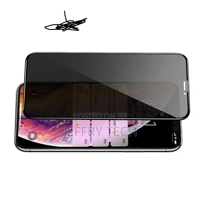 Shielded Film, Anti-Break Ceramics, Anti-Spy, for iPhone Xr or 11