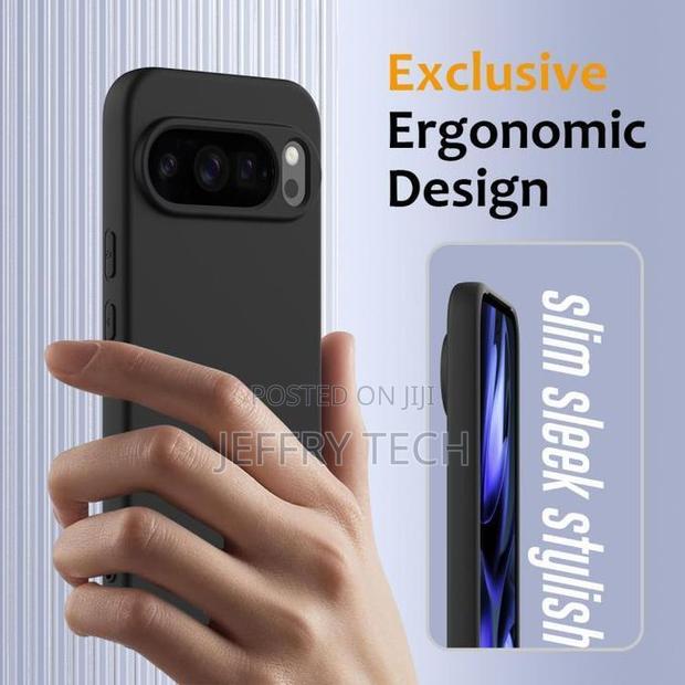 Liquid Silicone Case for Google Pixel 10 Black - main view