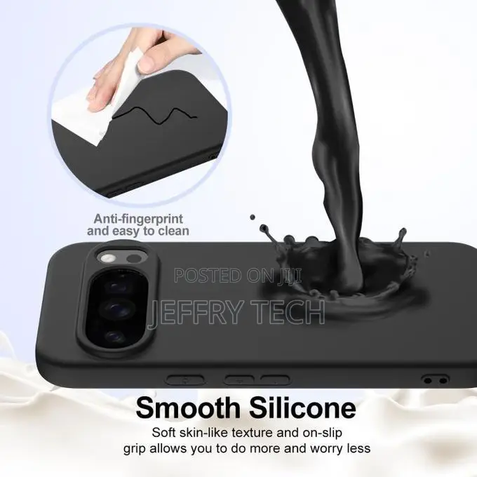 Liquid Silicone Case for Google Pixel 10 Black