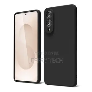 Liquid Silicone Case for Samsung S25 Edge 5g: Black
