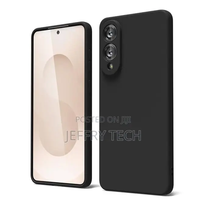 Liquid Silicone Case for Samsung S25 Edge 5g: Black