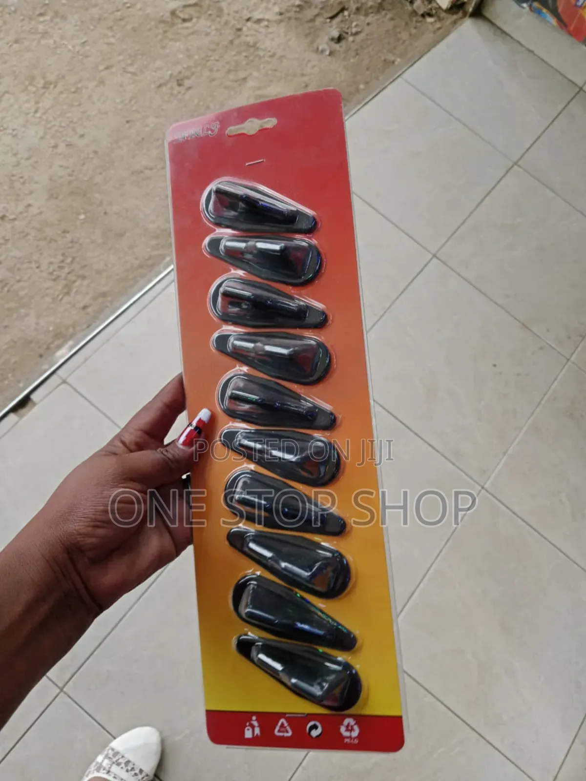 Roof Top Decorating Sharks Fin 10pcs Carbon Black