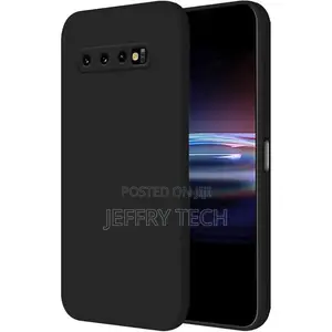 Liquid Silicone Case for Samsung S10+ / Samsung S10 Plus: Black