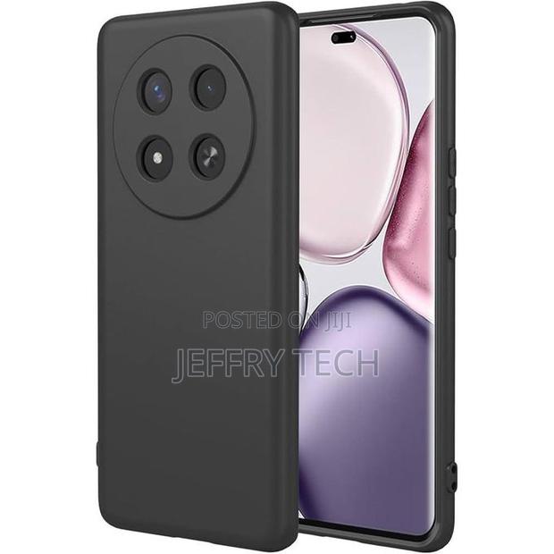 Liquid Black Pouch for Honor X9c - Flexible Tpu Scone Protective Case - main view