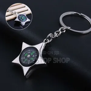 Silver Metal Compass