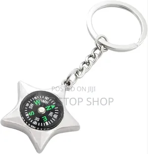 Fashion Portable Hiking Key Compass Chain