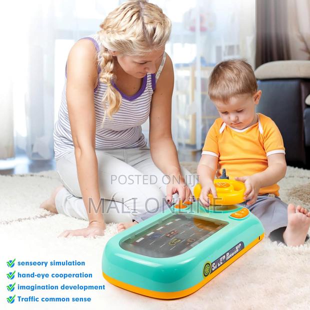 Musical Steering Wheel Toy for Kids 3+ Interactive Driving Simulator - thumbnail 7