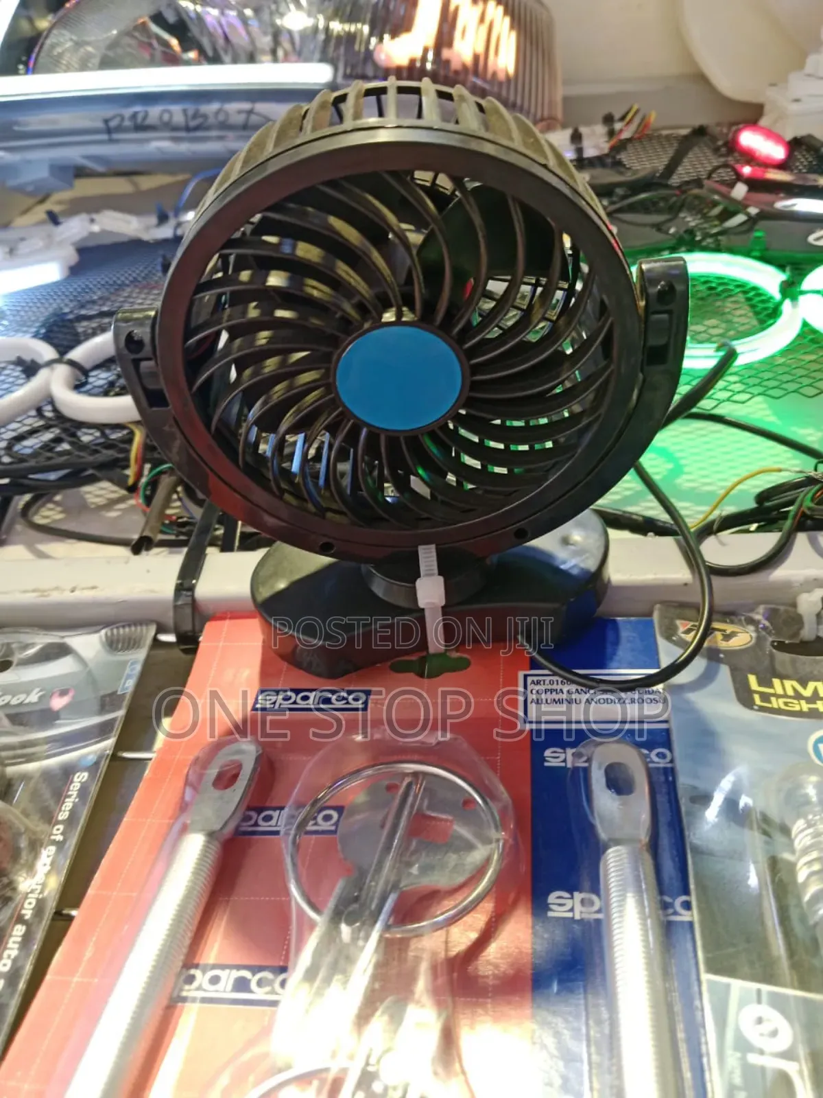 12v Car Mounted Single Fan Rotatable Far Fan