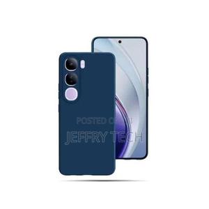 Liquid Silicone Case for Vivo Y19s 4g: Blue - thumbnail 2