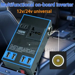 Vehicle Mounted 1500w Car Power Inverter 12v _240v Uk Plugs Usb Slots